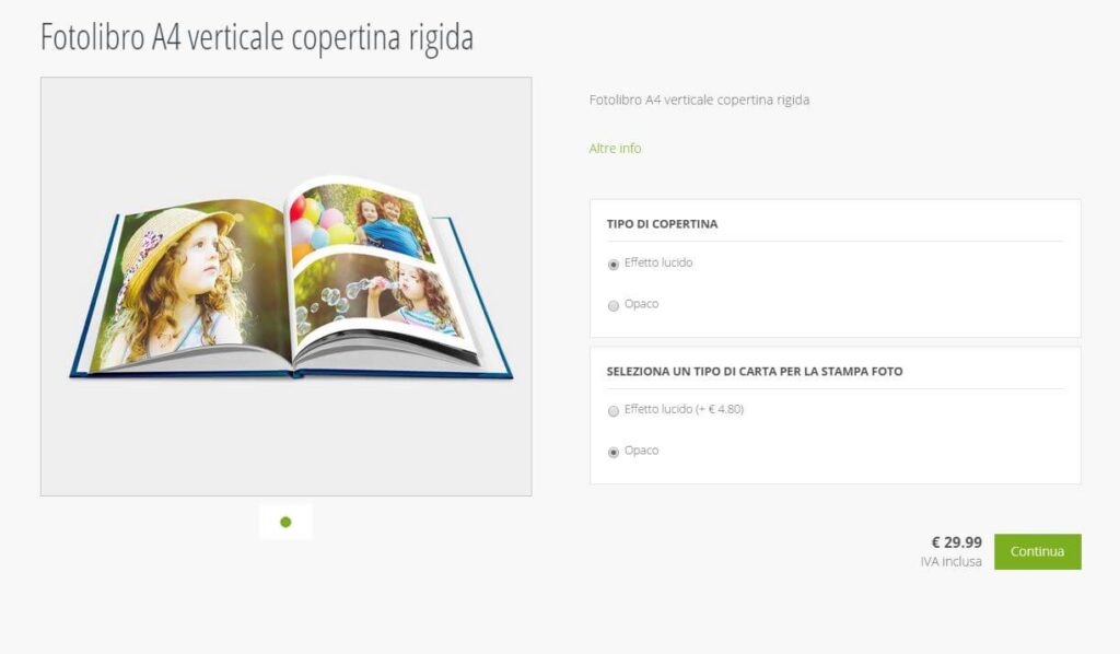 creare fotolibro lucido